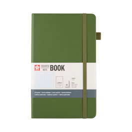 Sakura Cuaderno de tapa dura cuadriculado Pino 13x21 cm